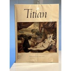 Vtg Titian Print Book Art Treasures Of The World 1955 Abrams Art Book Vecellio